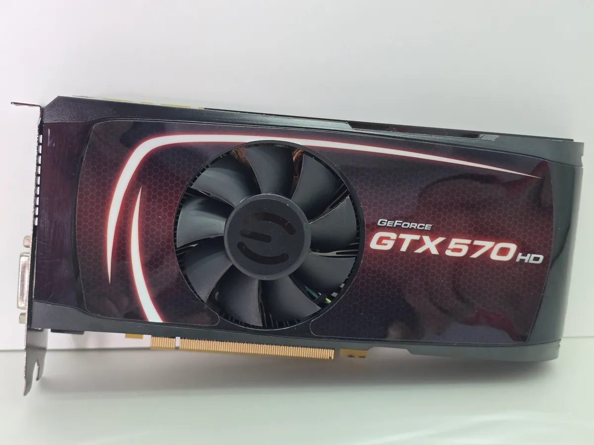 Відеокарта EVGA GeForce GTX 570 1280MB (GDDR5,320 Bit,HDMI,PCI-Ex,Б/у)