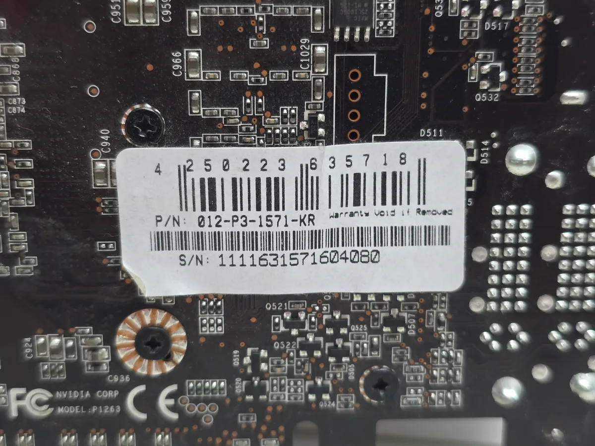 Відеокарта EVGA GeForce GTX 570 1280MB (GDDR5,320 Bit,HDMI,PCI-Ex,Б/у)