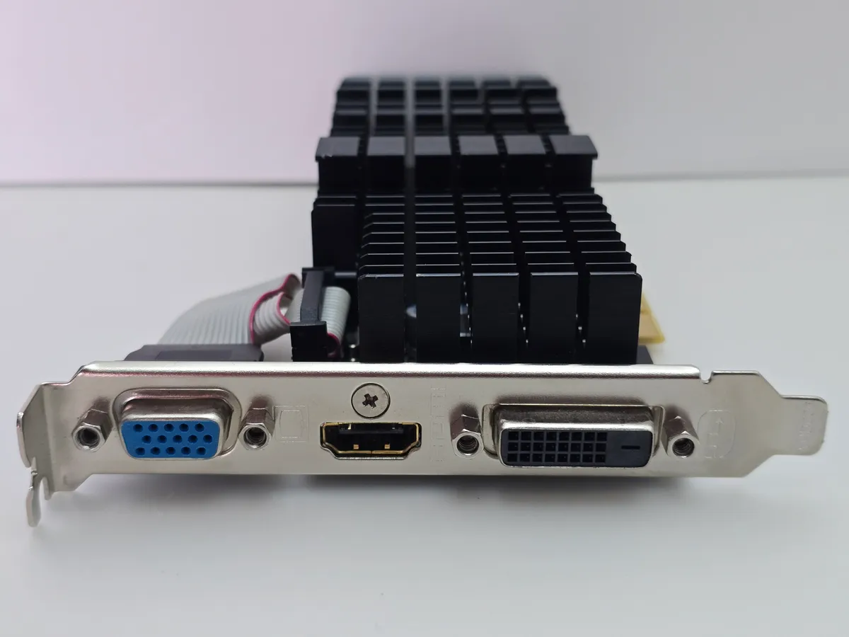 Відеокарта GIGABYTE GeForce GT 710 2GB (GDDR3,64 Bit,HDMI,PCI-Ex,Б/у)