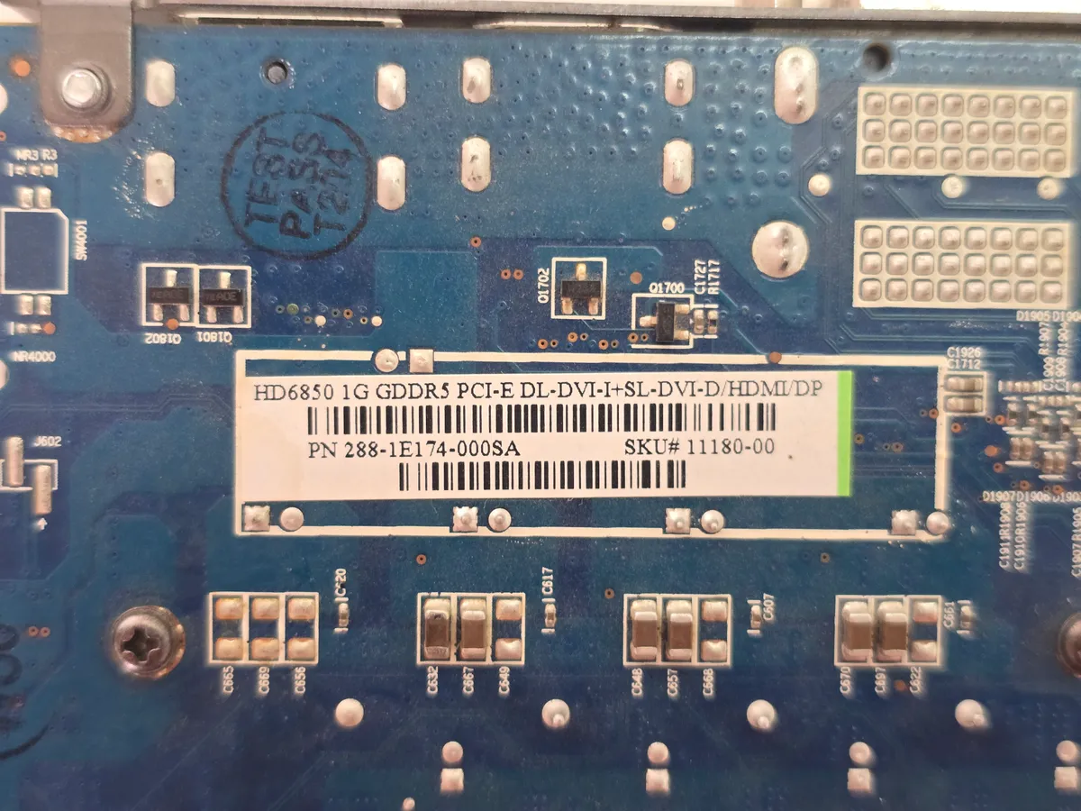 Купити відеокарту Sapphire Radeon HD 6850 1GB б/у з гарантією 1 місяць