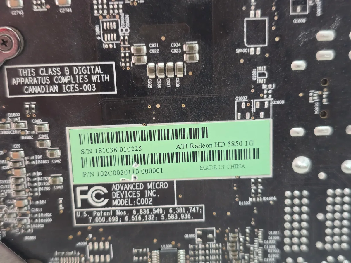 Відеокарта ATI 5850 1GB (1GB,GDDR5,256 Bit,HDMI,PCI-Ex,Б/у)