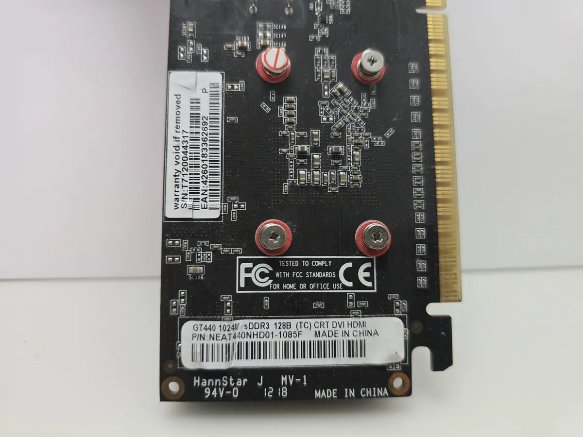 Відеокарта Gainward GeForce GT 440 1GB б/в – перевірена вживана в Україні