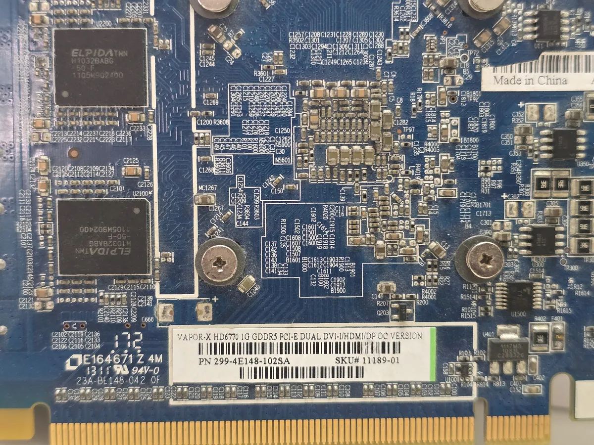 Купить видеокарту Sapphire Radeon HD 6770 1GB б/у с гарантией 1 месяц