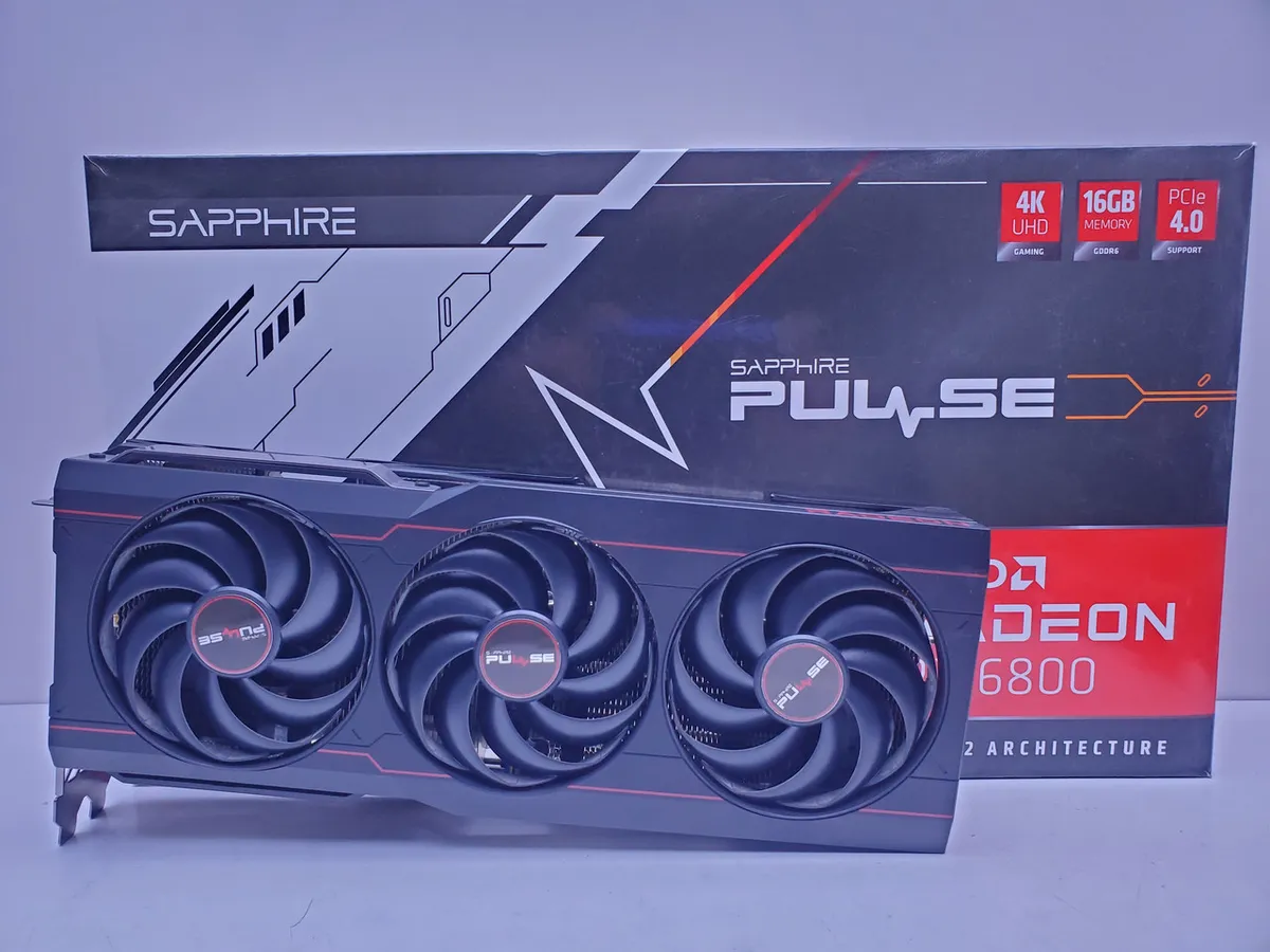 Вживана відеокарта Sapphire Pulse RX 6800 16GB GDDR6 | Купити б/в GPU AMD в Україні