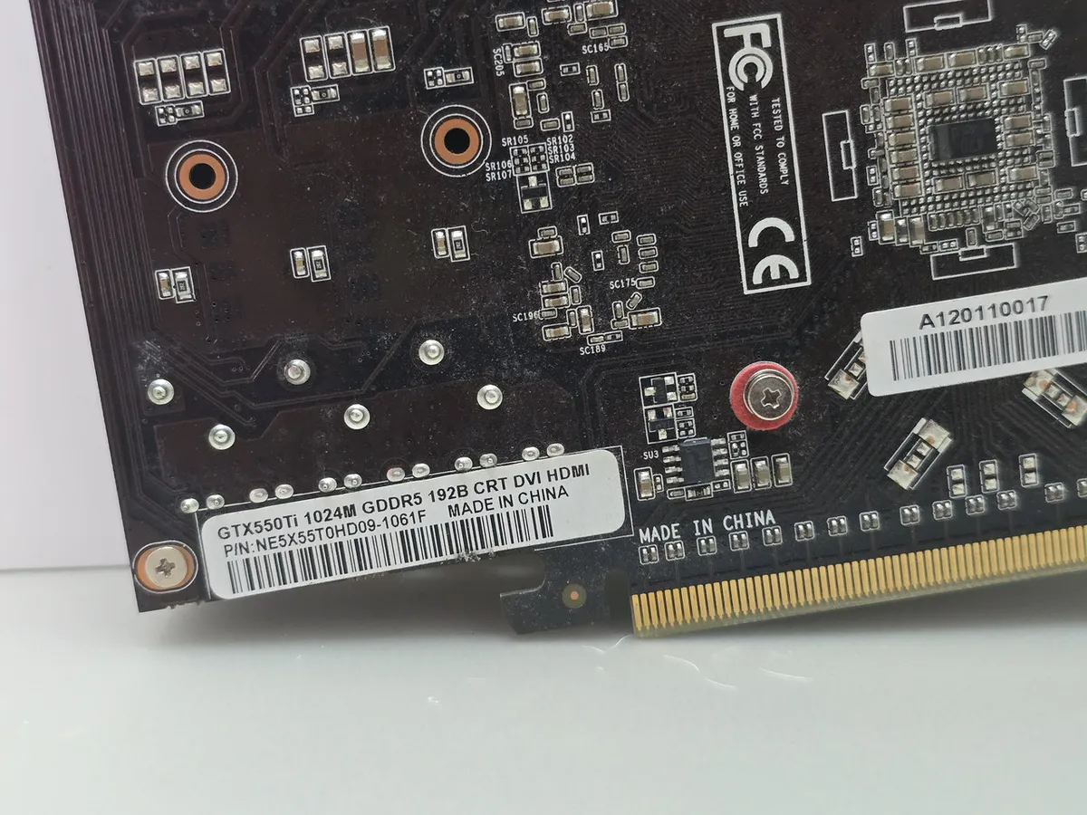 Купити відеокарту Gainward GeForce GTX 550 Ti 1GB вживану з гарантією 1 місяць