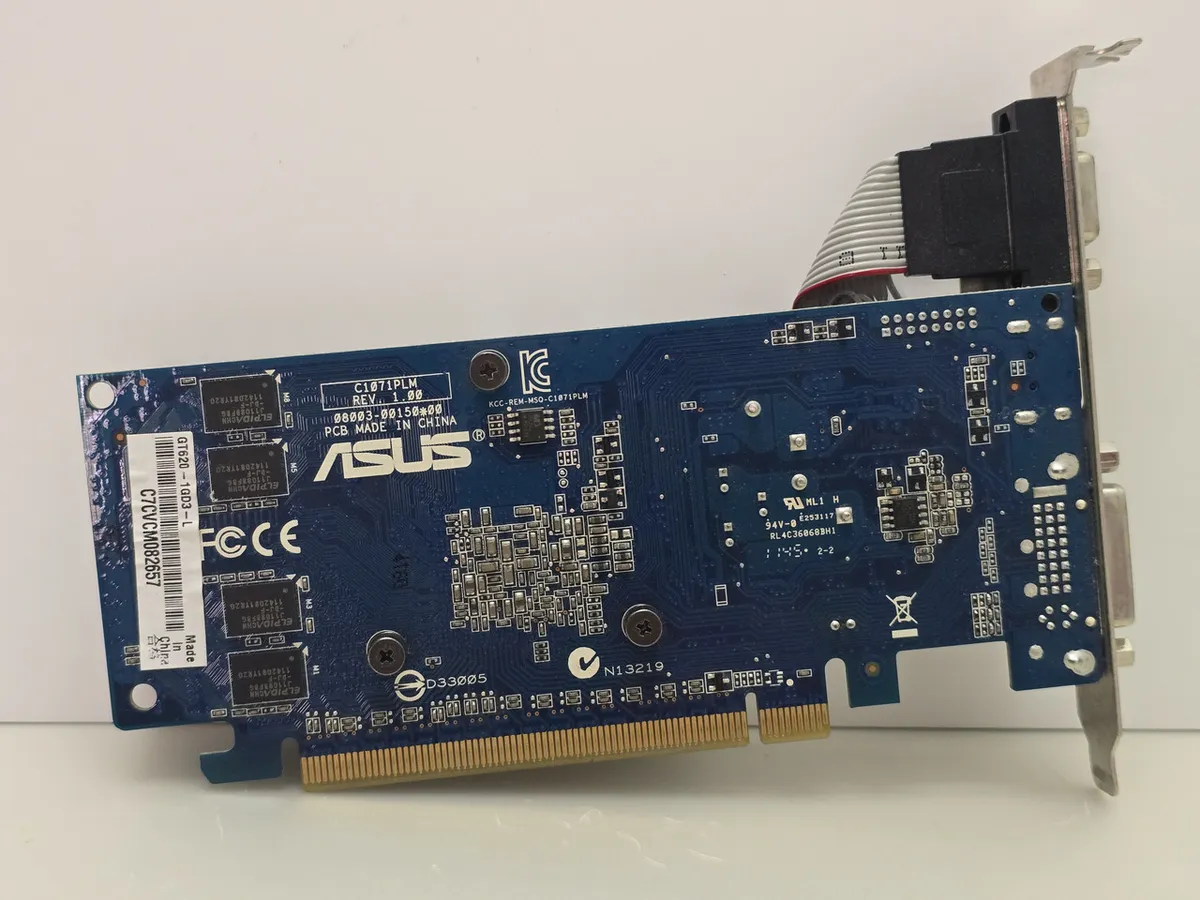 Купити відеокарту ASUS GeForce GT 620 1GB вживану з гарантією 1 місяць