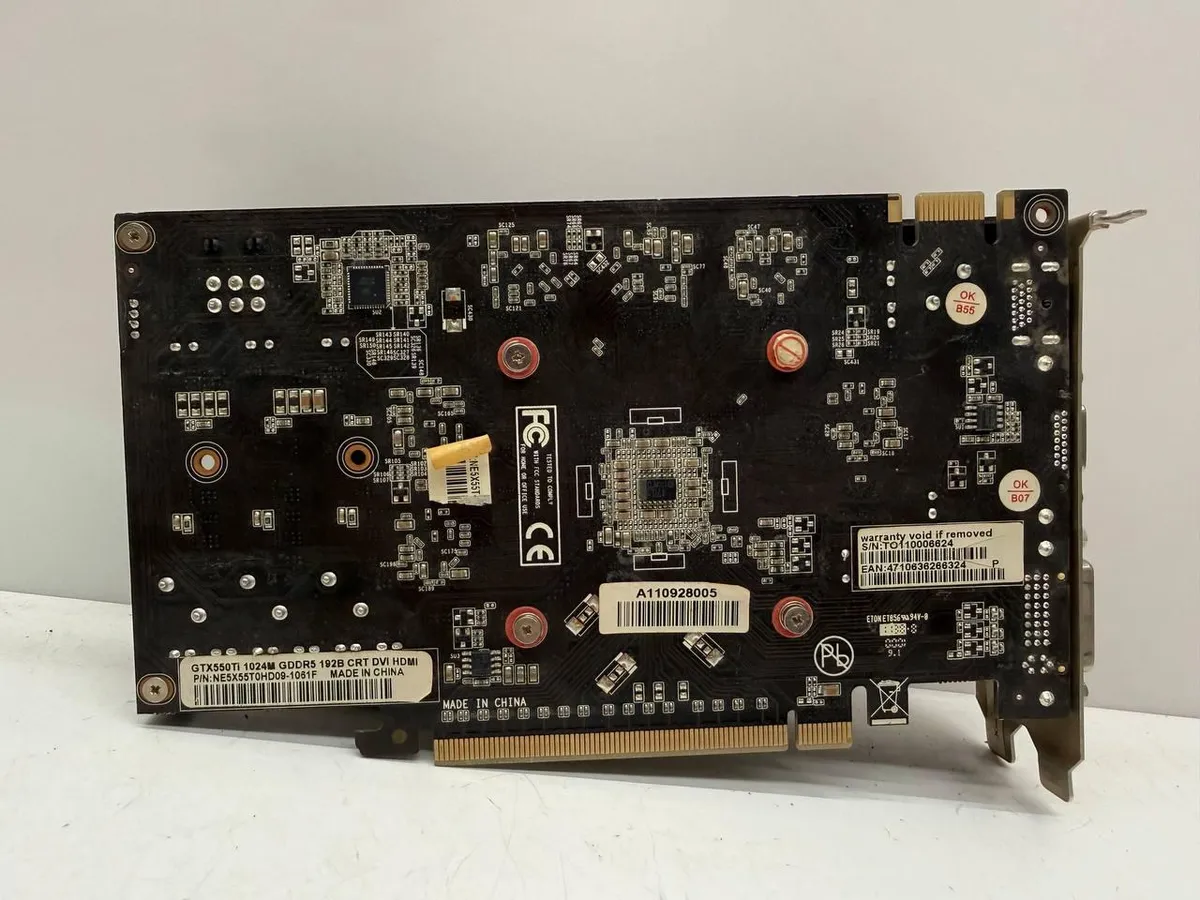 Palit GeForce GTX 550 Ti 1GB б/в відеокарта – перевірена вживана в Україні