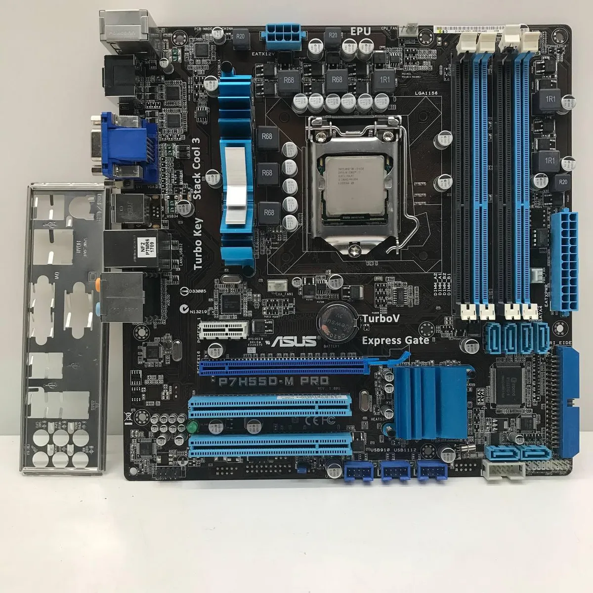 Материнська плата ASUS P7H55D-M PRO (LGA 1156, DDR3, б/в)