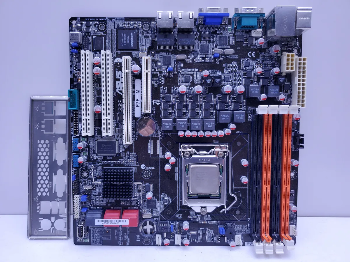 Материнська плата ASUS P7F-M LGA 1156 DDR3 ECC до 32ГБ б/у