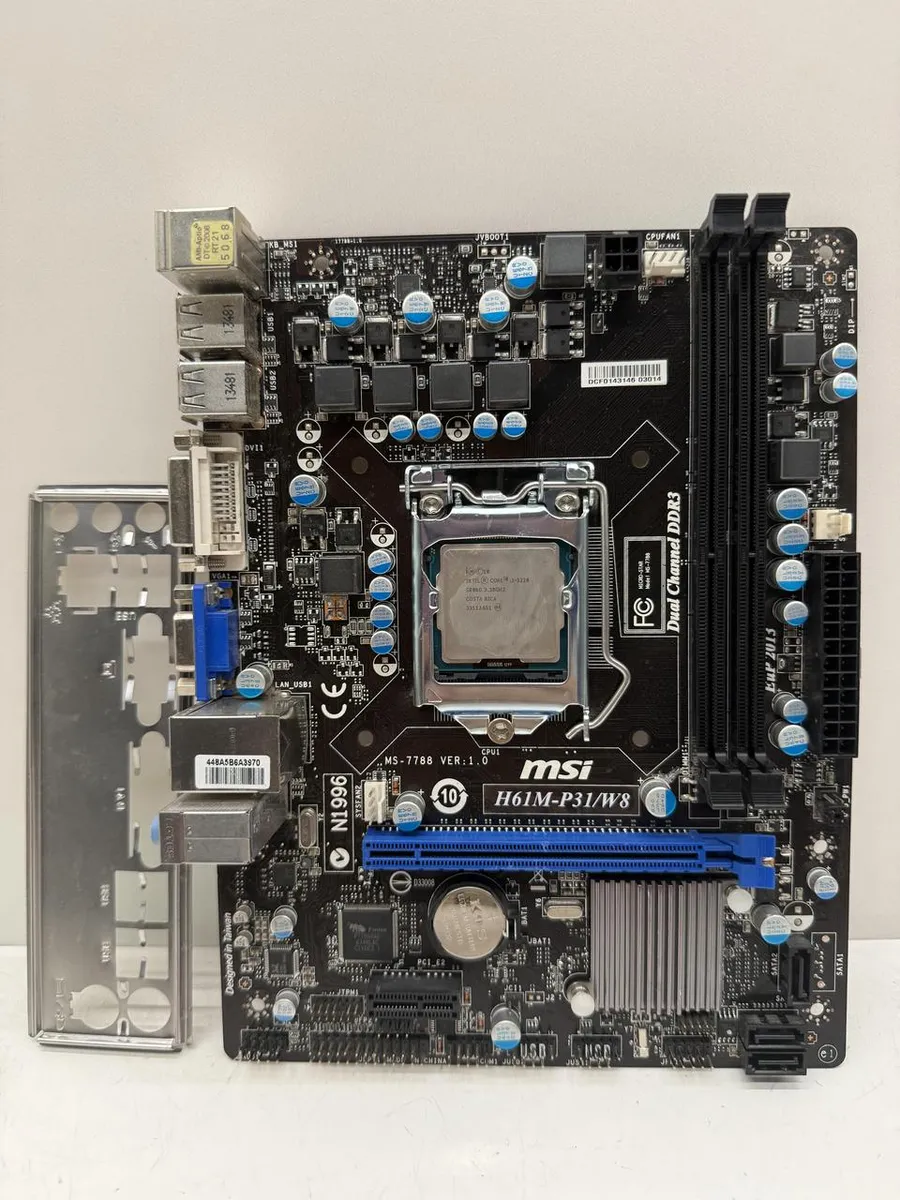 Материнська плата MSI H61M-P31 (LGA 1155, DDR3, б/в)