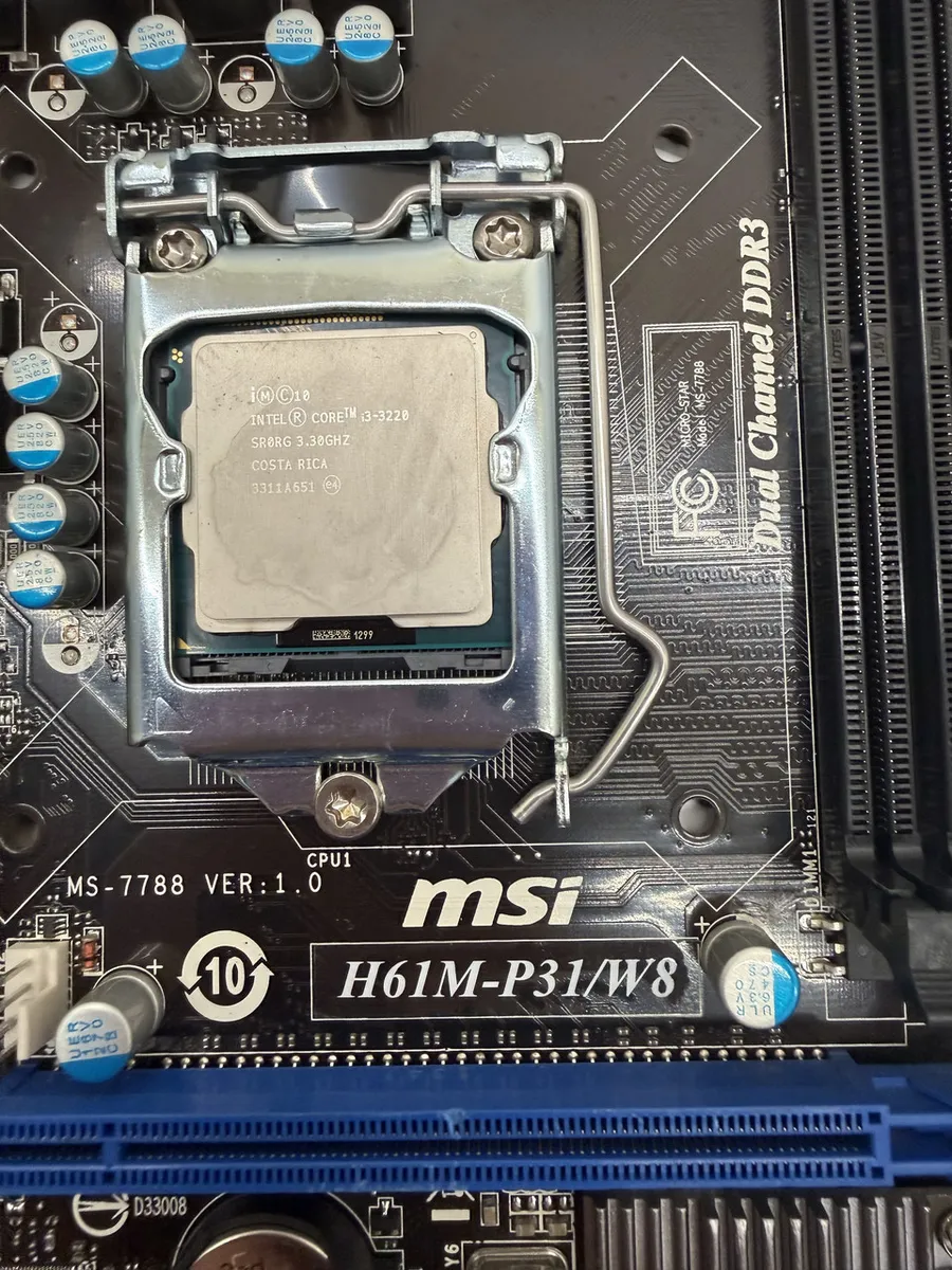 Материнська плата MSI H61M-P31 (LGA 1155, DDR3, б/в)