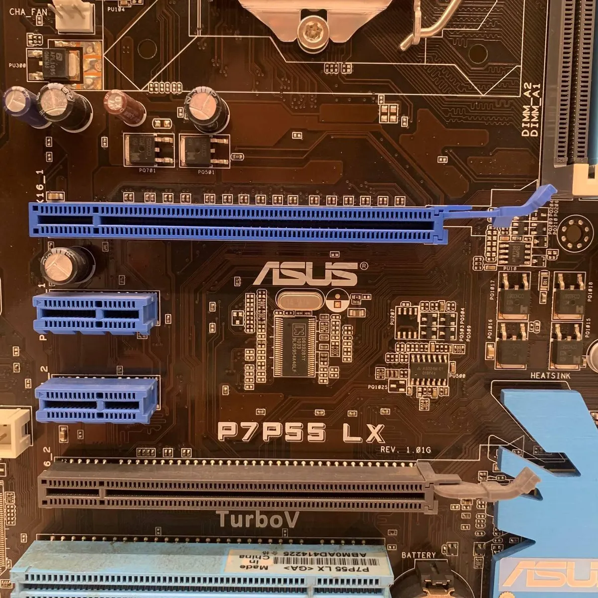 Материнська плата ASUS P7P55 LX (LGA 1156, DDR3, б/в)