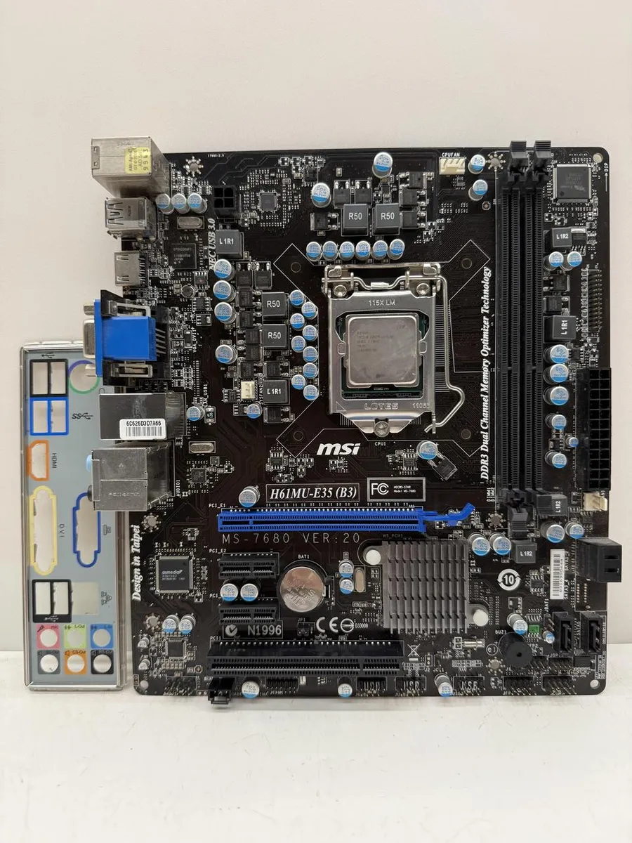 Материнська плата MSI H61MU-E35 (B3) (LGA 1155, DDR3, б/в)