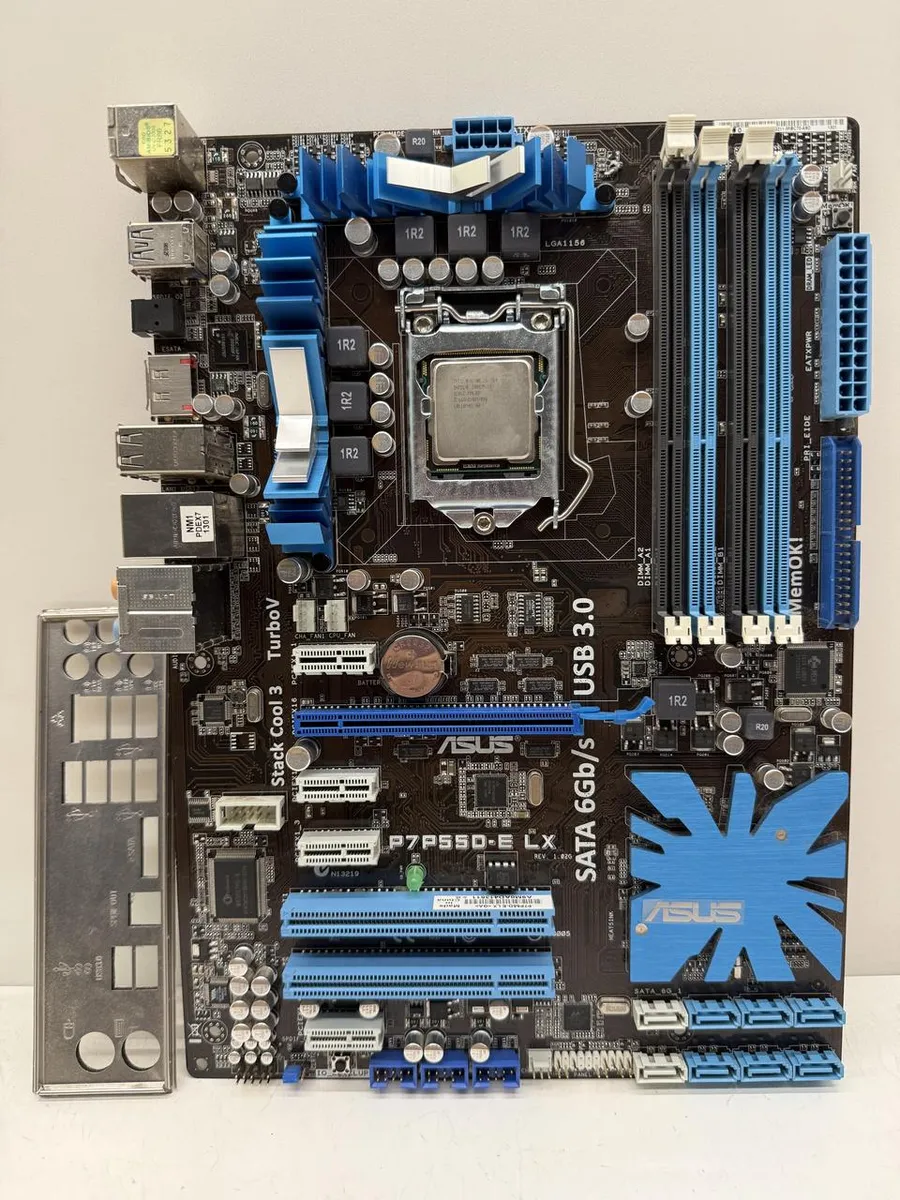 Материнська плата ASUS P7P55D-E LX (LGA 1156, DDR3, б/в)