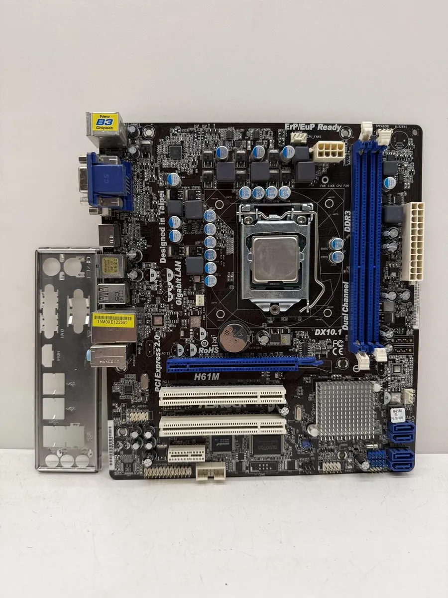Материнська плата ASRock H61M (LGA 1155, DDR3, б/в)