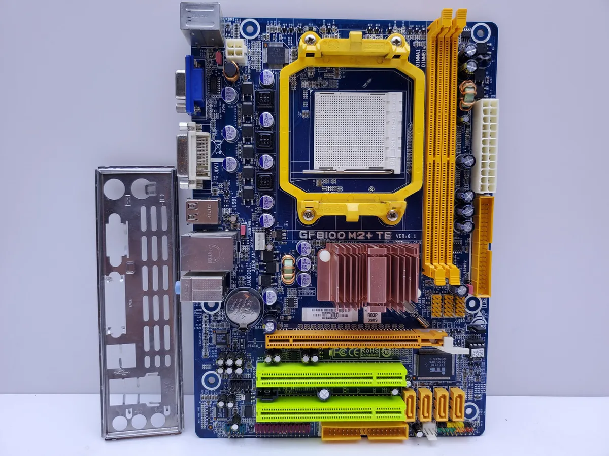 Материнська плата Biostar GF8100 M2+ Socket AM2+, DDR2, б/в