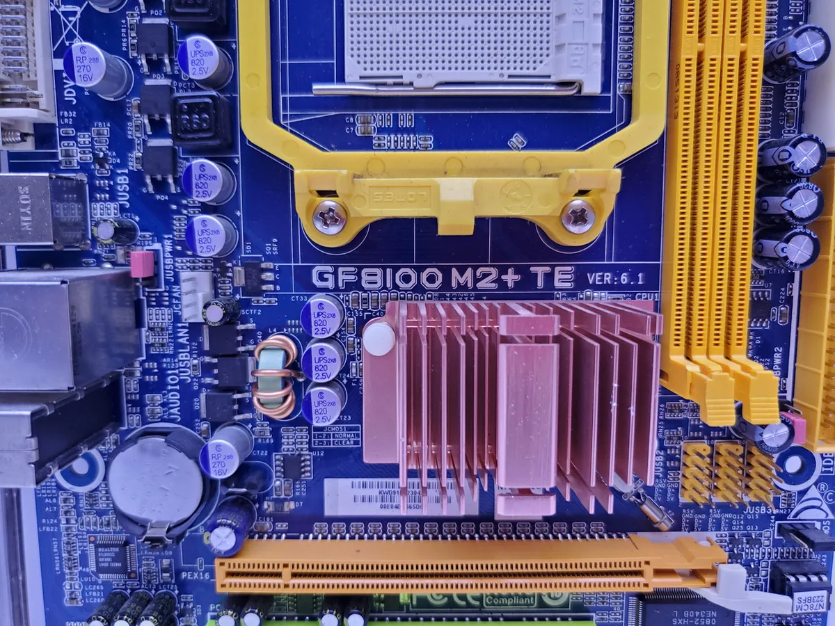 Материнська плата Biostar GF8100 M2+ Socket AM2+, DDR2, б/в