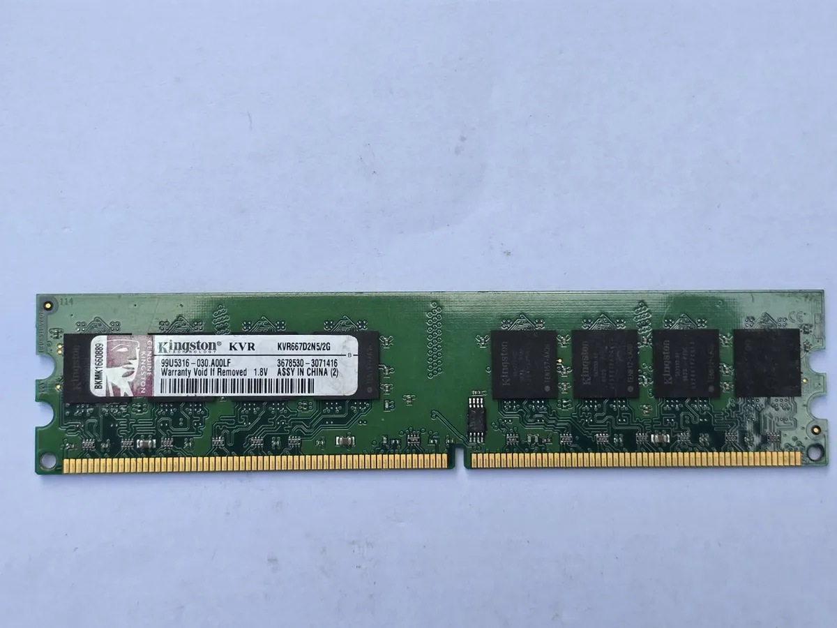 Купити Оперативну пам'ять Kingston 2GB DDR2 667MHz б/у з гарантією 1 місяць
