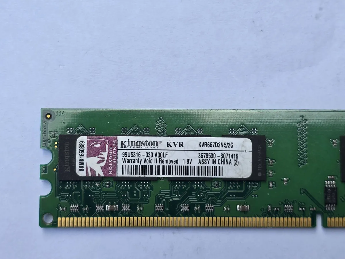 Купити Оперативну пам'ять Kingston 2GB DDR2 667MHz б/у з гарантією 1 місяць