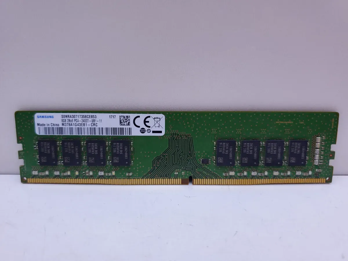 Samsung 8GB DDR4 2400MHz: Б/в Оперативна Пам'ять з Гарантією – Швидкий Апгрейд ПК по Україні!