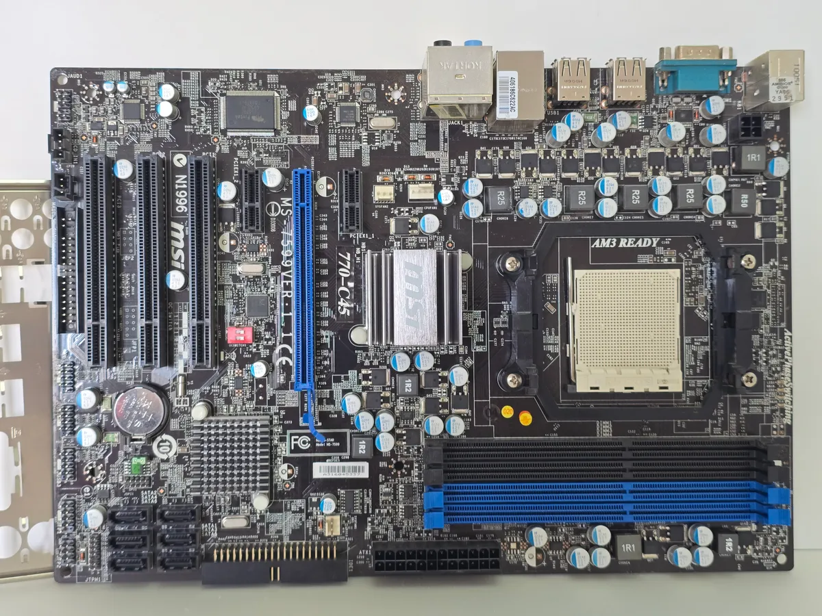 Материнська плата MSI 770-C45 (Socket AM3, DDR3, б/у) купити в Україні