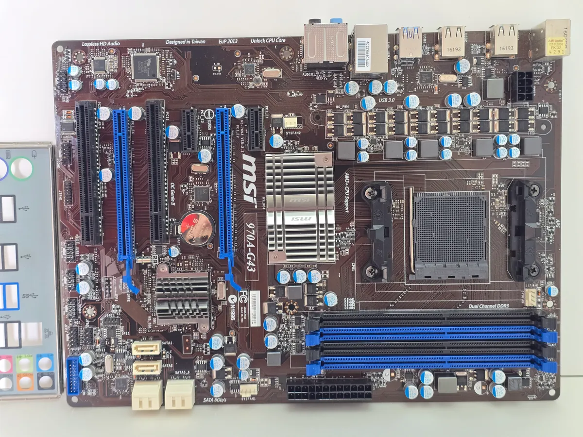 Материнська плата MSI 970A-G43 (Socket AM3+, DDR3, AMD FX, б/у) купити в Україні