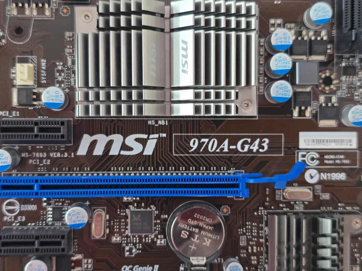 Материнська плата MSI 970A-G43 (Socket AM3+, DDR3, AMD FX, б/у) купити в Україні