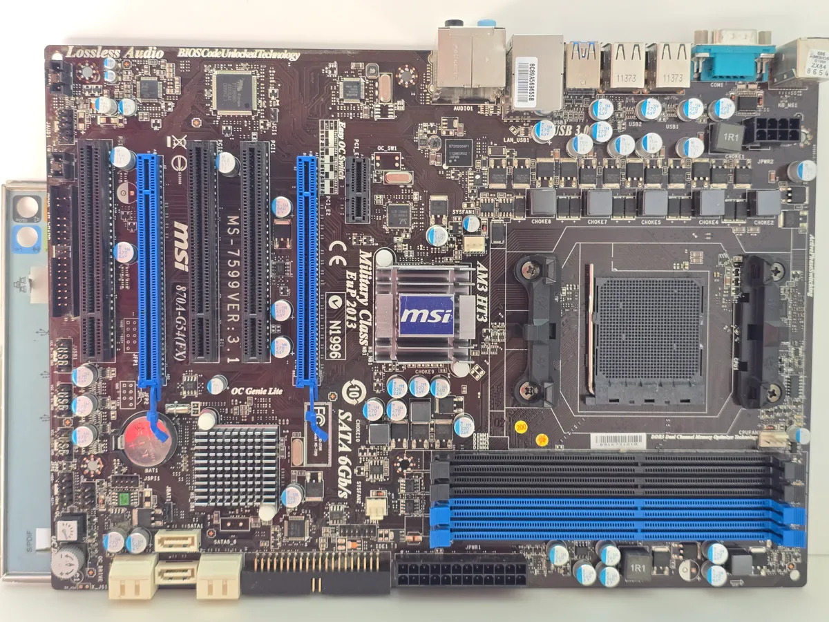 Материнська плата MSI 870-G54 (Socket AM3, DDR3, б/у) купити в Україні