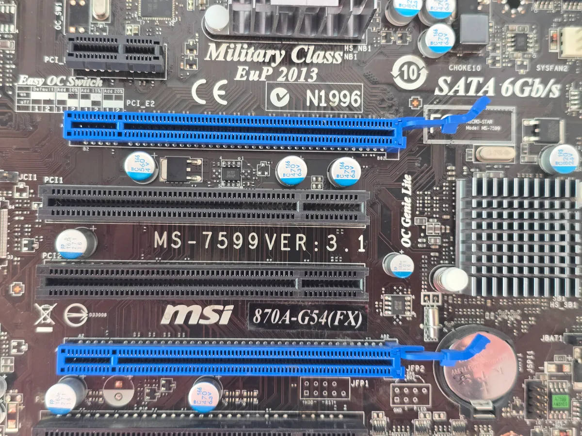 Материнська плата MSI 870-G54 (Socket AM3, DDR3, б/у) купити в Україні