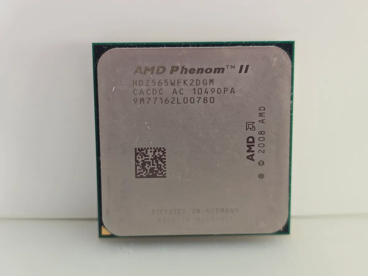 Процесор AMD Phenom II X2 565 (Socket AM2+/AM3, 3.4 ГГц, 2 ядра, бу)