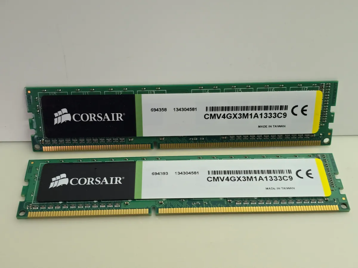 Купить оперативную память CORSAIR 8GB (2x4GB) DDR3 1333 МГц б/у с гарантией 1 месяц | Kompi