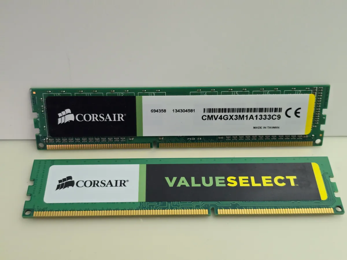 Купить оперативную память CORSAIR 8GB (2x4GB) DDR3 1333 МГц б/у с гарантией 1 месяц | Kompi
