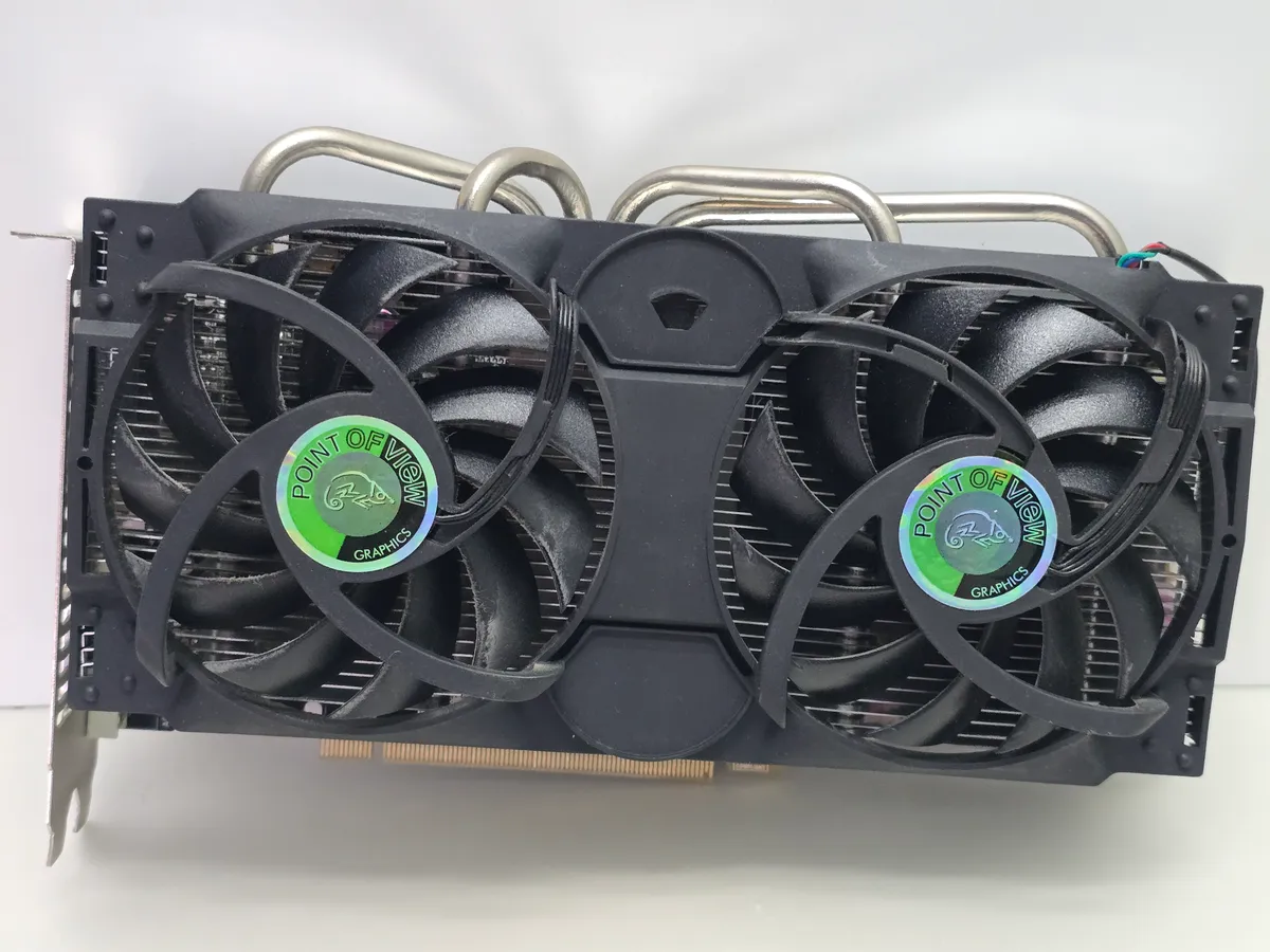 Купити вживану відеокарту Point of View GeForce GTX 570 1280MB GDDR5 (Б/у, перевірена, гарантія 1 мі