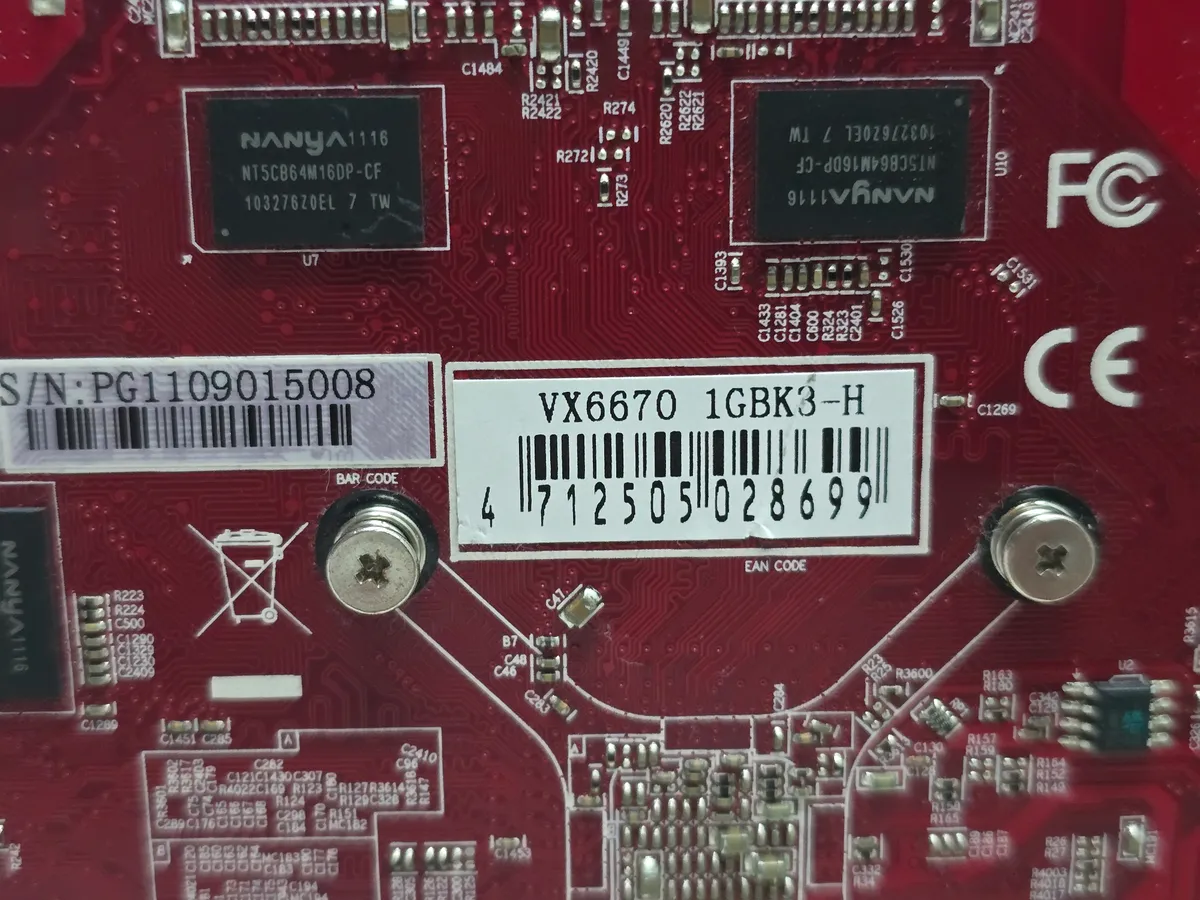 Відеокарта VTX Radeon HD 6670 1GB GDDR3 Б/У – Купити в Україні