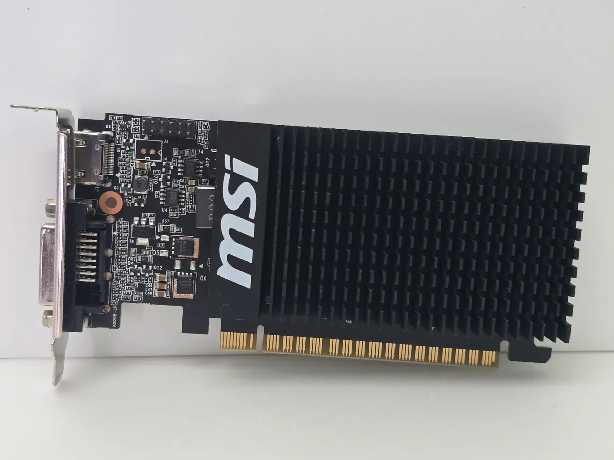 Відеокарта MSI GeForce GT 710 1GB (Low profile, GDDR3,64 Bit,HDMI,PCI-Ex, Б/у)