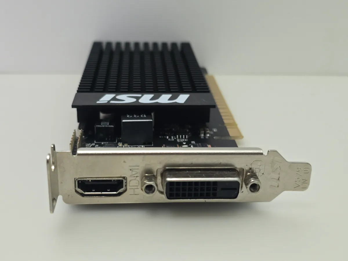 Відеокарта MSI GeForce GT 710 1GB (Low profile, GDDR3,64 Bit,HDMI,PCI-Ex, Б/у)