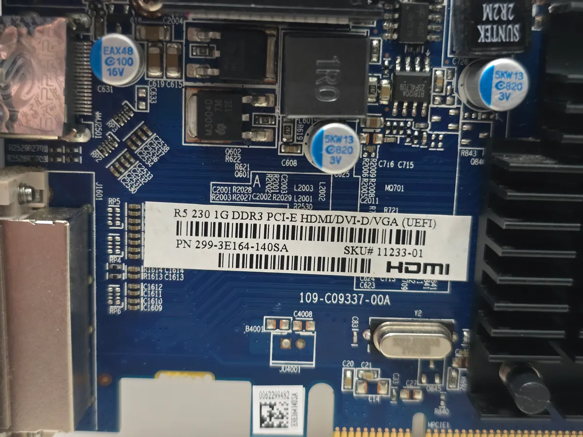 Відеокарта Sapphire Radeon R5 230 1GB GDDR3 Б/У – Купити в Україні