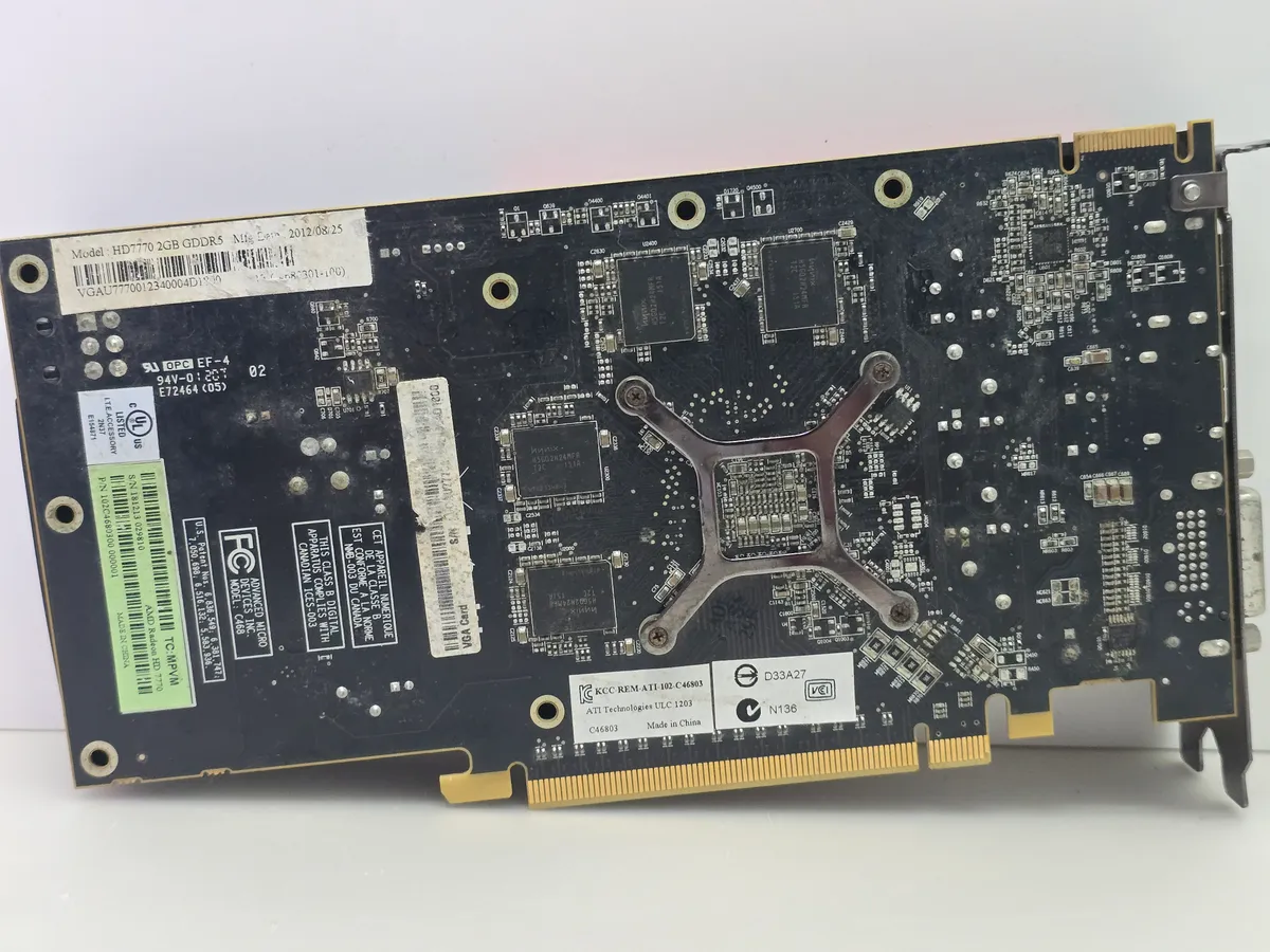 Купити відеокарту AMD Radeon HD 7770 2GB б/у в Україні – потужна з гарантією