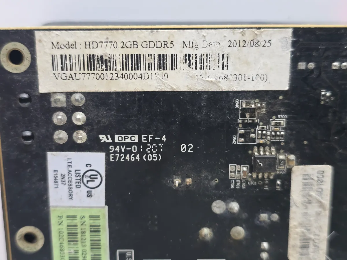 Купити відеокарту AMD Radeon HD 7770 2GB б/у в Україні – потужна з гарантією