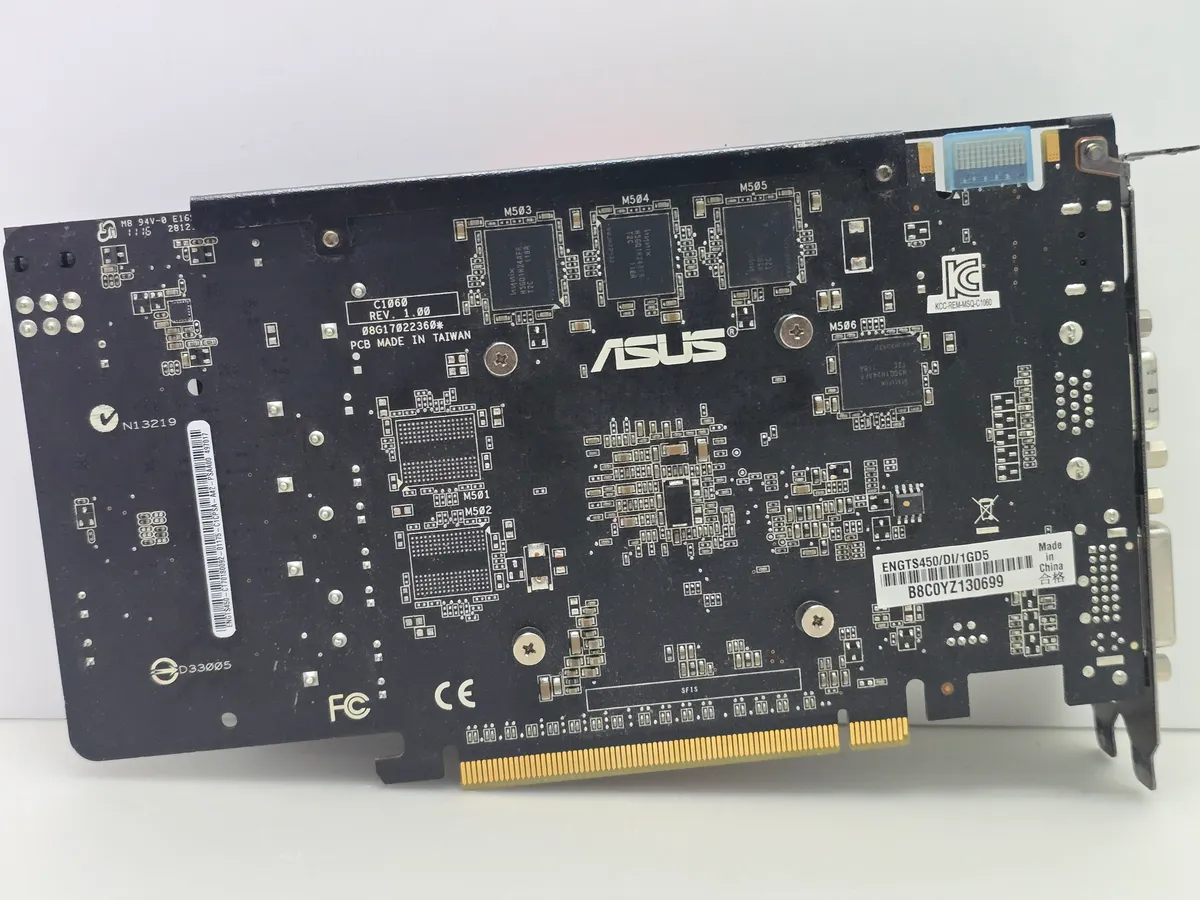 Купить видеокарту ASUS GeForce GTS 450 1GB б/у в Украине – бюджетная с гарантией