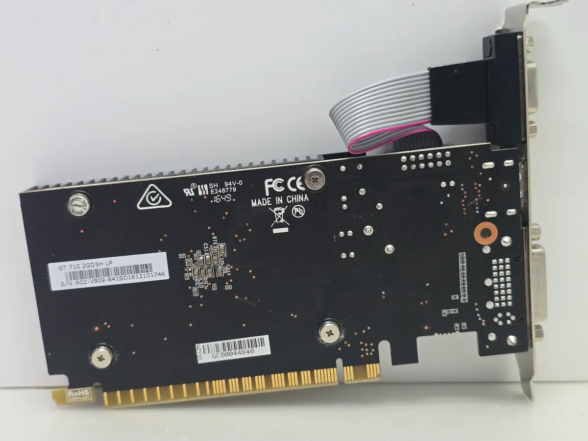 Купити б/у відеокарту MSI GeForce GT 710 2GB GDDR3 в Україні