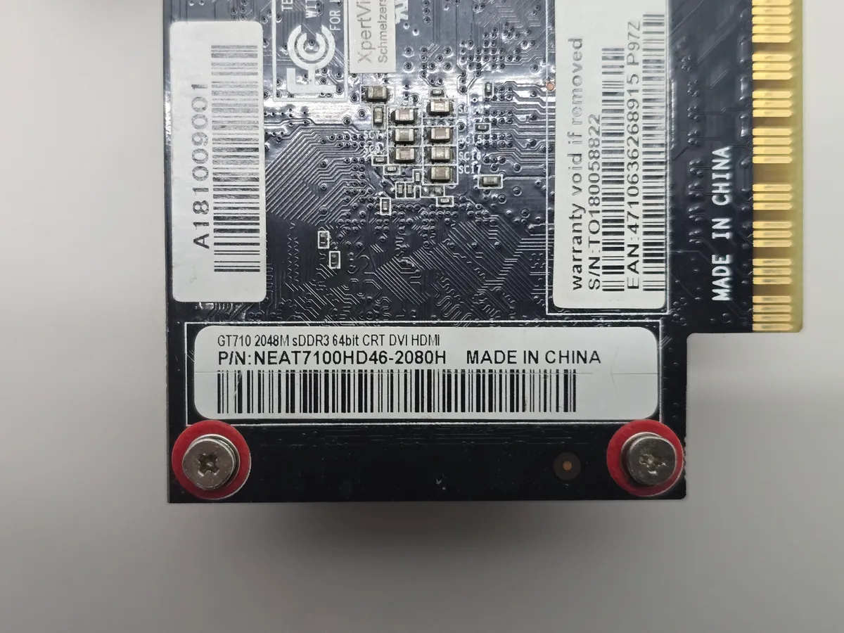 Купити б/у відеокарту PALIT GeForce GT 710 2GB GDDR3 в Україні