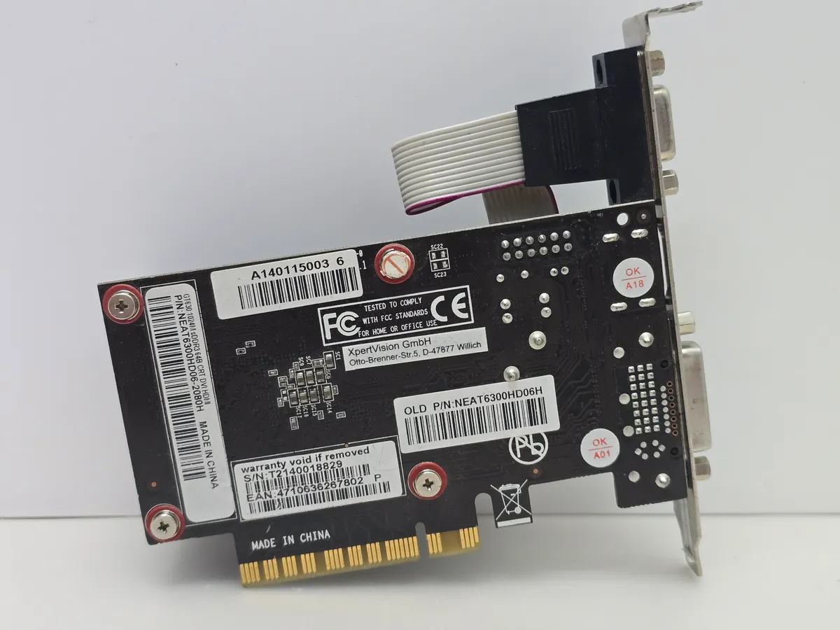 Купити б/у відеокарту Palit GeForce GT 630 1GB GDDR3 в Україні