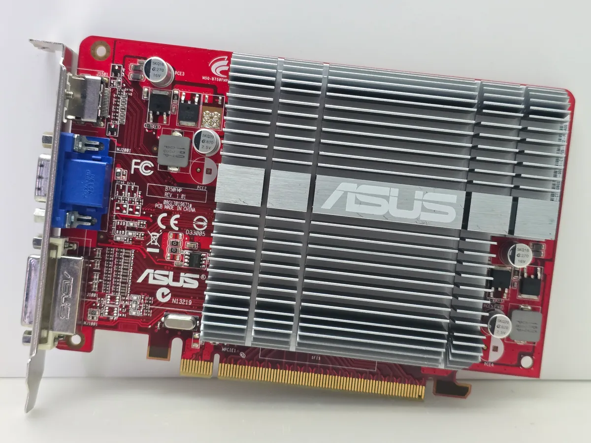 Відеокарта ASUS Radeon HD 5450 1GB (GDDR3, 64 Bit, PCI-Ex, Б/у)