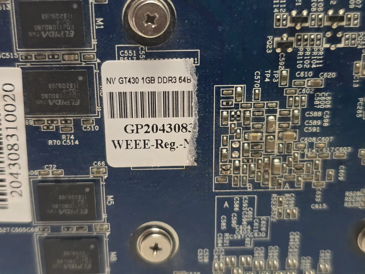 Відеокарта Nvidia GeForce GT 430 1GB (GDDR3, HDMI, PCI-Ex, Б/у)