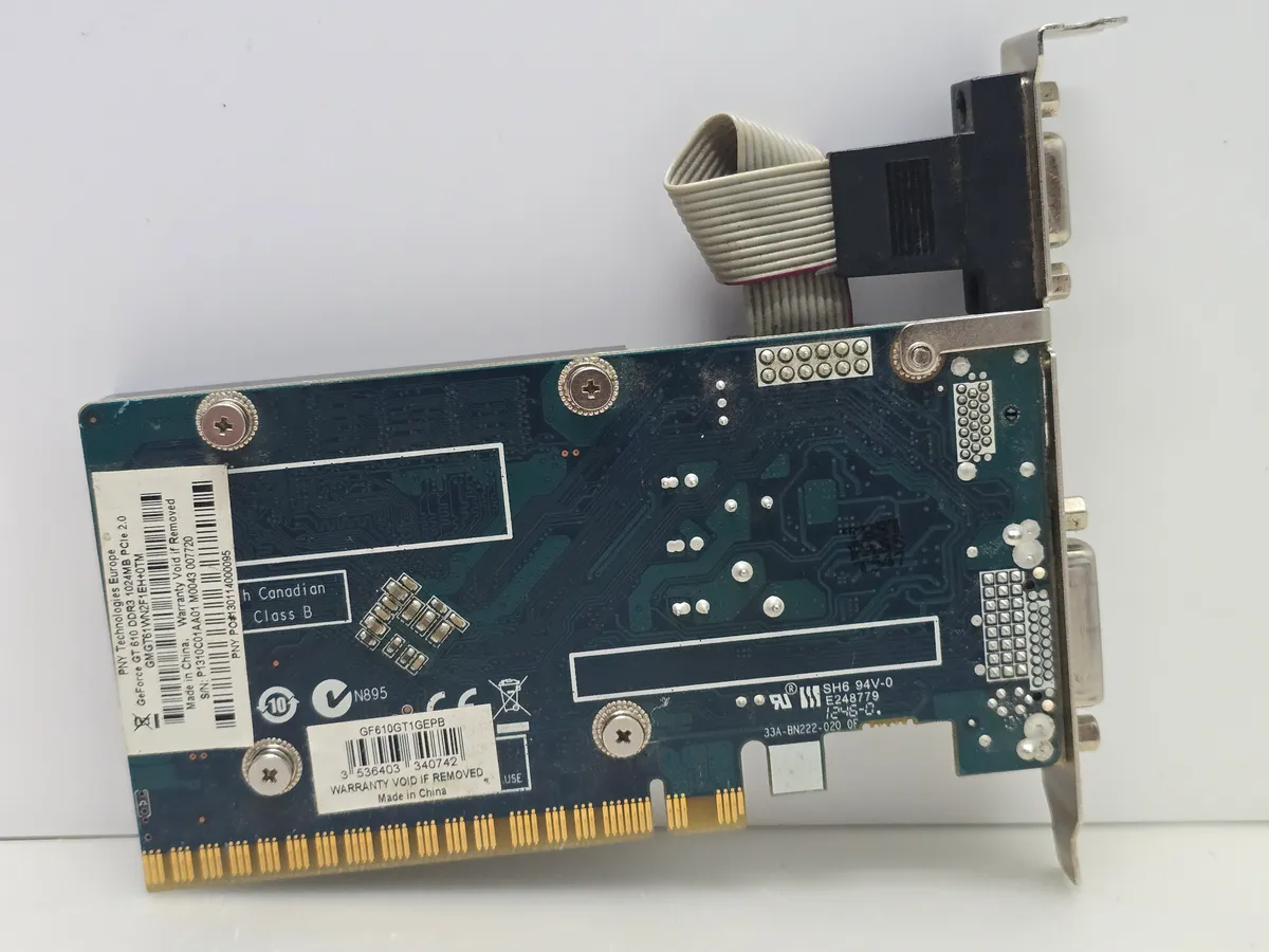 Купити відеокарту PNY GeForce GT610 1GB GDDR3 б/у в Україні - Kompi