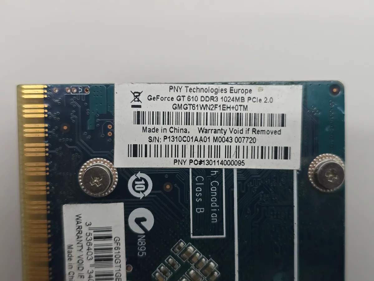 Купити відеокарту PNY GeForce GT610 1GB GDDR3 б/у в Україні - Kompi