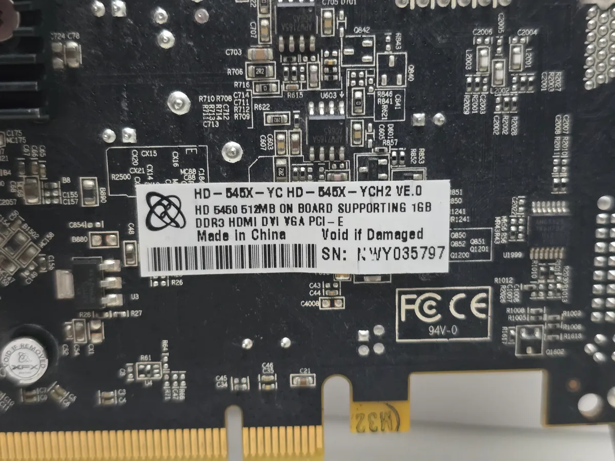 Купити відеокарту XFX Radeon HD 5450 512MB GDDR3 б/у в Україні - Kompi