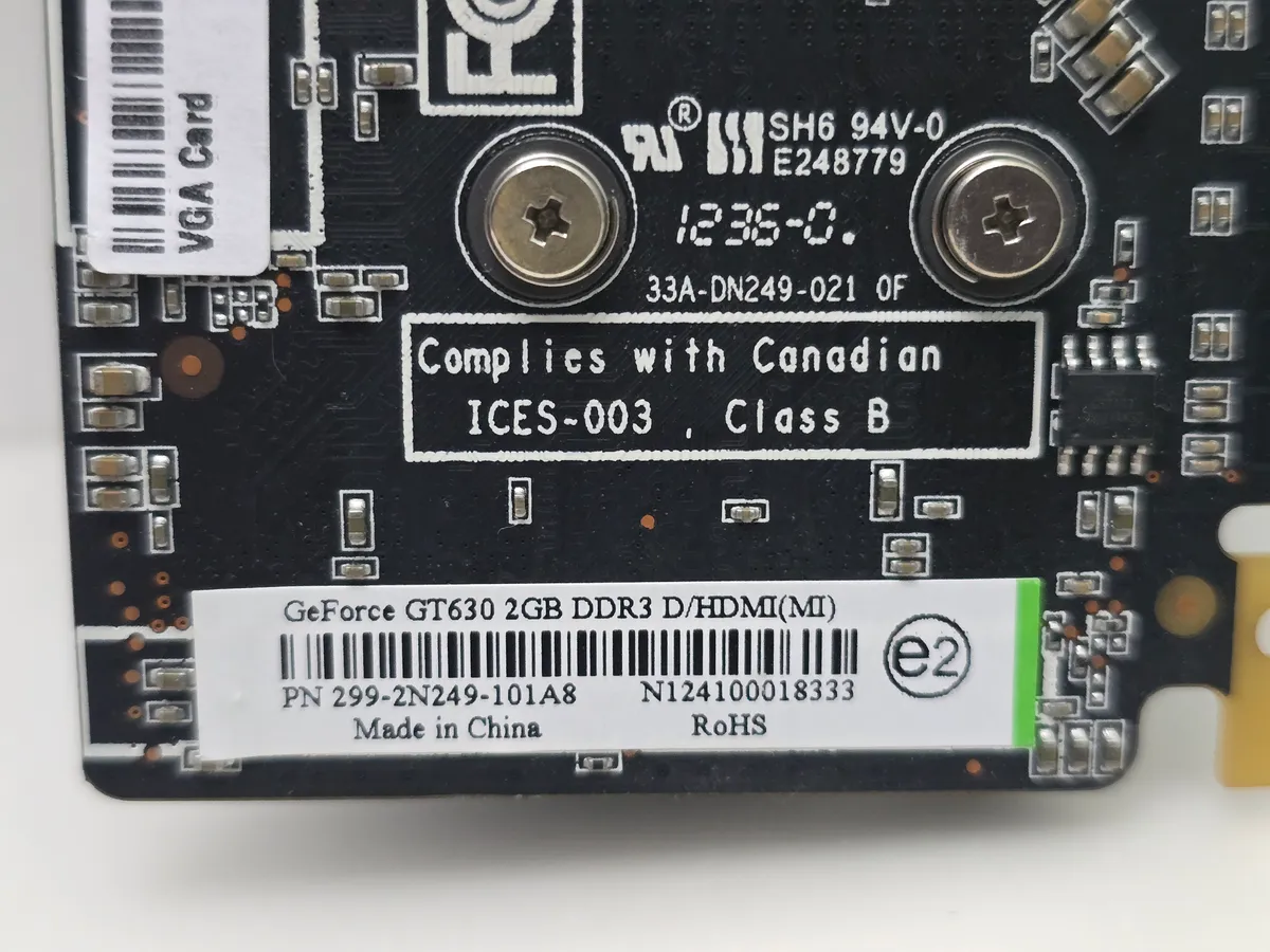 Купити відеокарту Nvidia GeForce GT 630 2GB GDDR3 б/у в Україні - Kompi