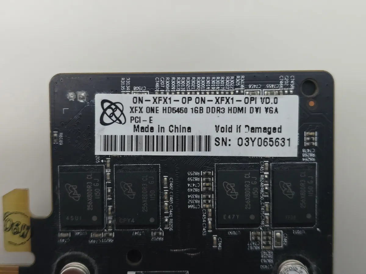 Купити відеокарту XFX Radeon HD 5450 1GB GDDR3 б/у в Україні - Kompi